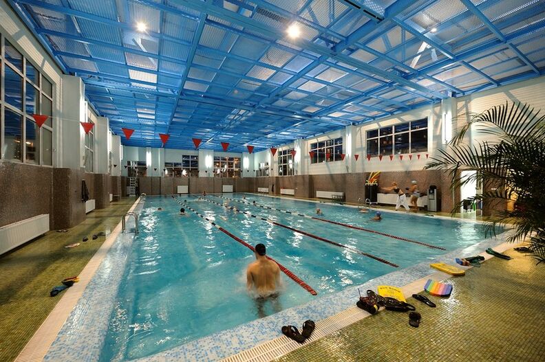 Puoi prendere i funghi in piscina